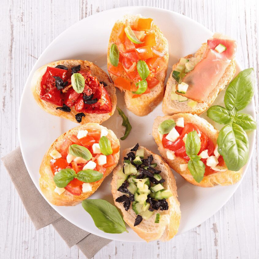 Bruschetta alla Romana Autêntica - A Entrada Italiana Perfeita ...