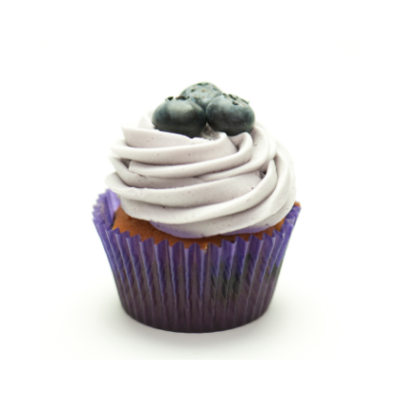 cupcake de blueberry